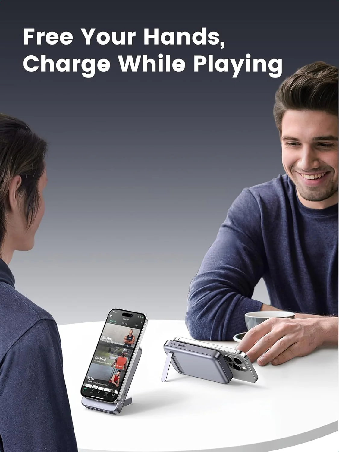 UGREEN 10000mAh Magnetic Wireless Power Bank (PB206) - Image 9
