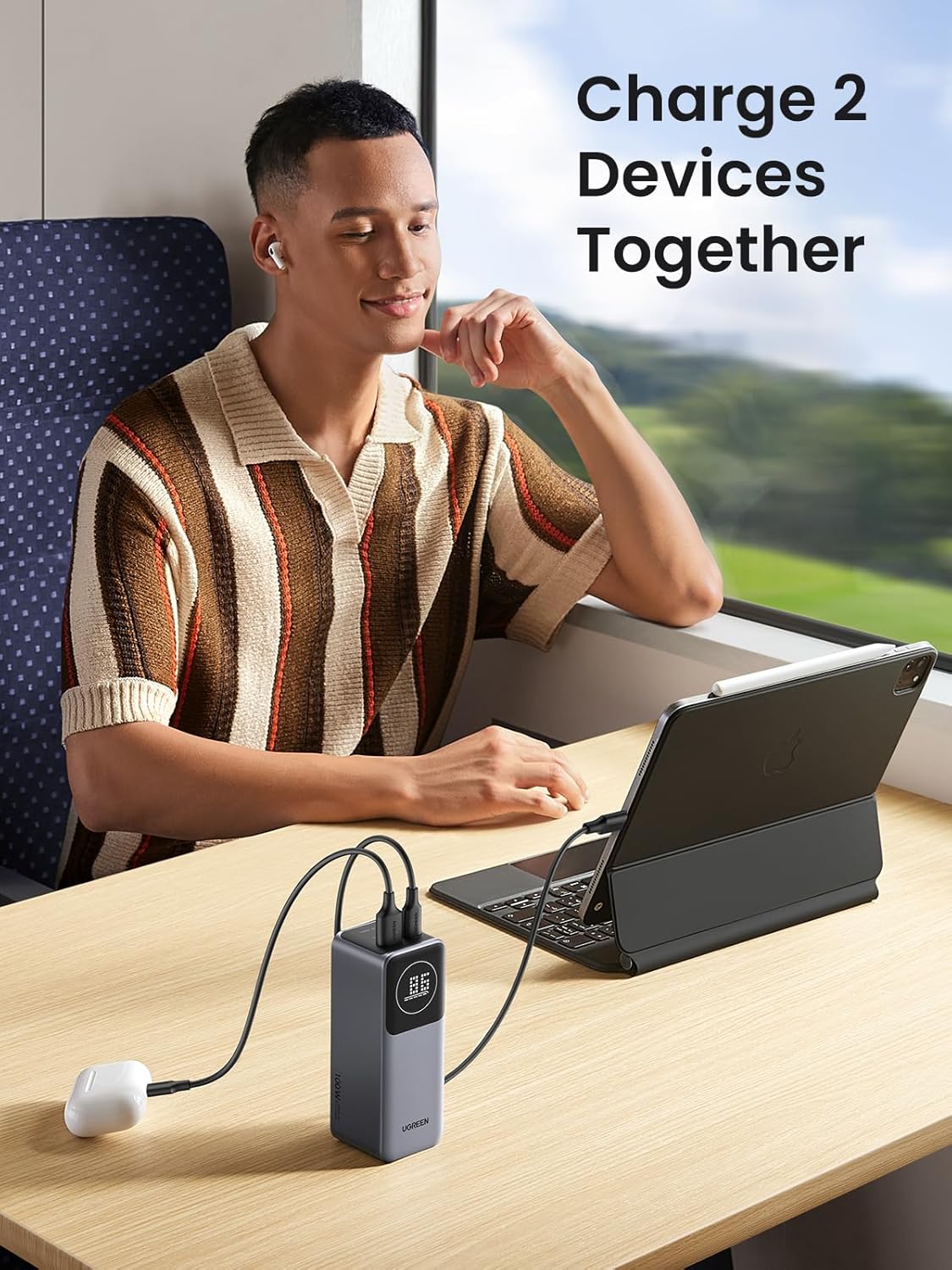 UGREEN 12000mAh 100W Fast Charging Power Bank - Image 6